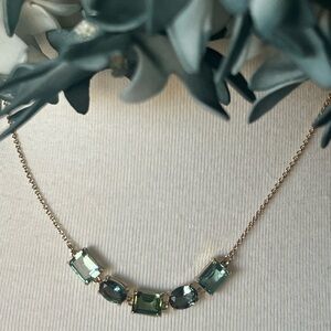Ralph Lauren 5-stone necklace (blue and green stones)